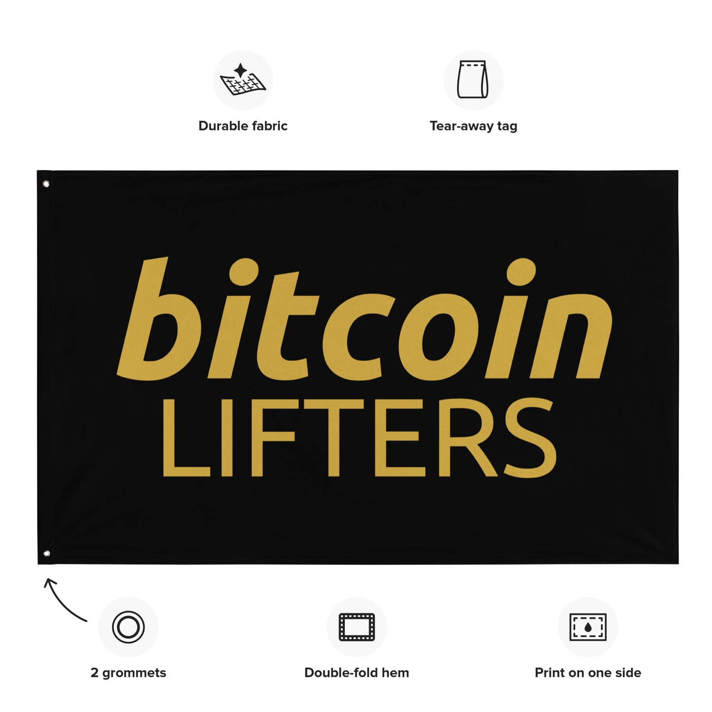 Bitcoin Lifters Flagge