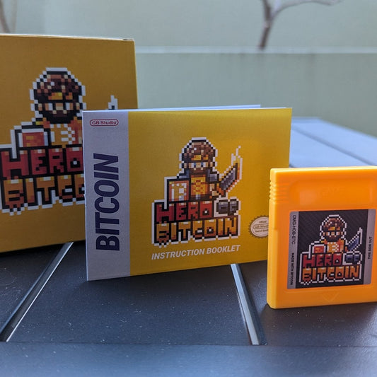 Hero of Bitcoin - Boxed GameBoy Version
