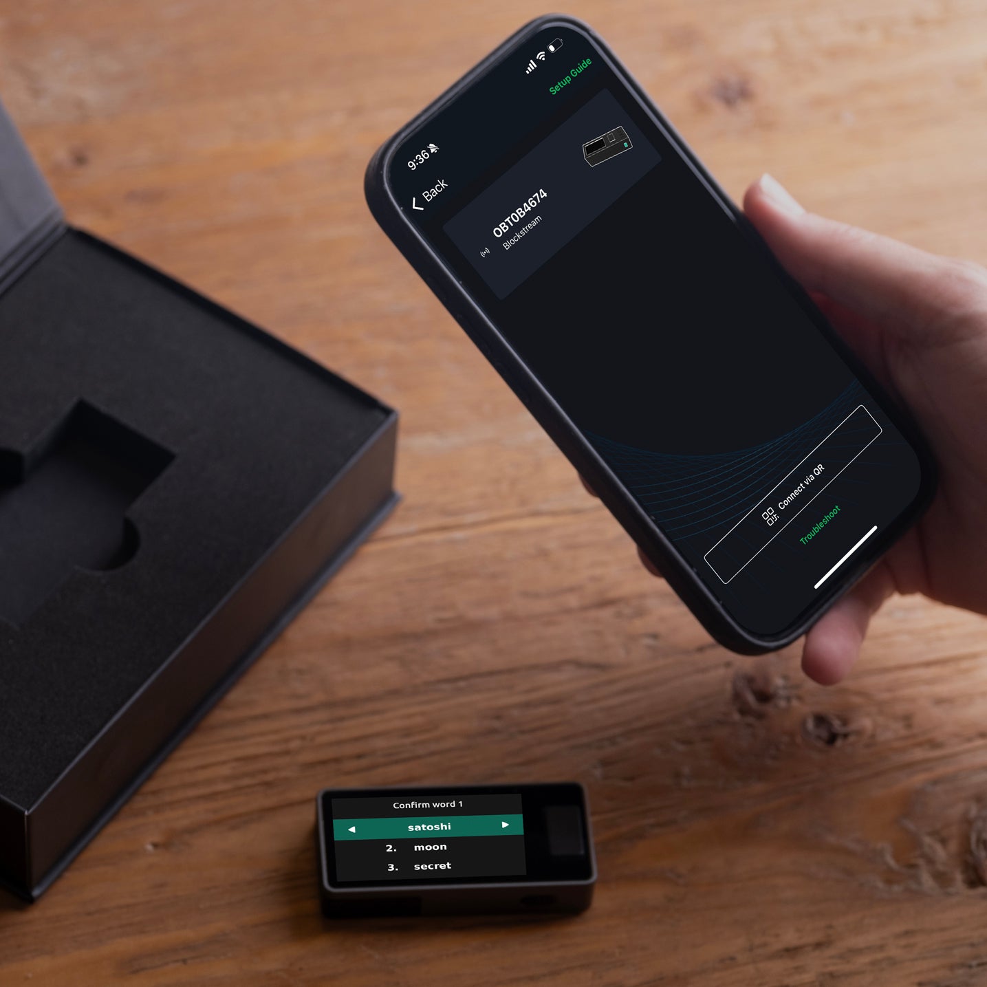 Blockstream Jade Plus Hardware Wallet – Schwarz