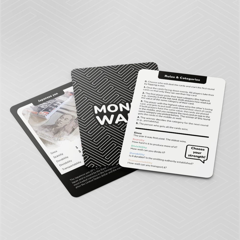 Money Wars – Das Kartenspiel über Geld und seine Evolution!