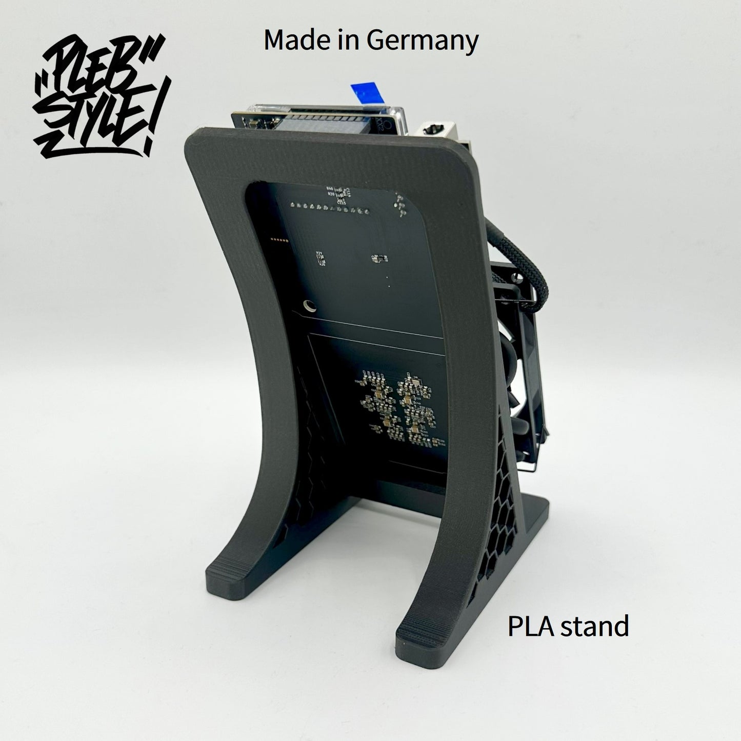 NerdQaxe++ – 4.9TH/s – incl. 120W Power Supply & Stand