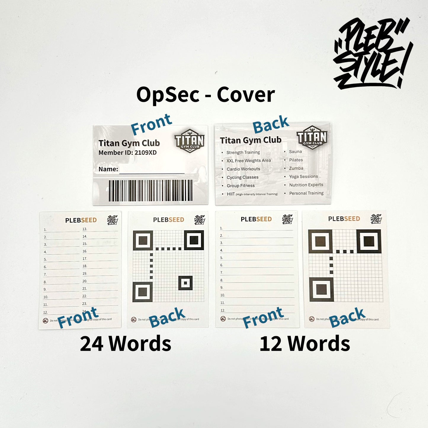 PLEBSEED - Simple & effektive Seed Backup