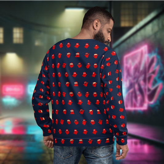 Specter Sweatshirt - Red Ghosts everywhere