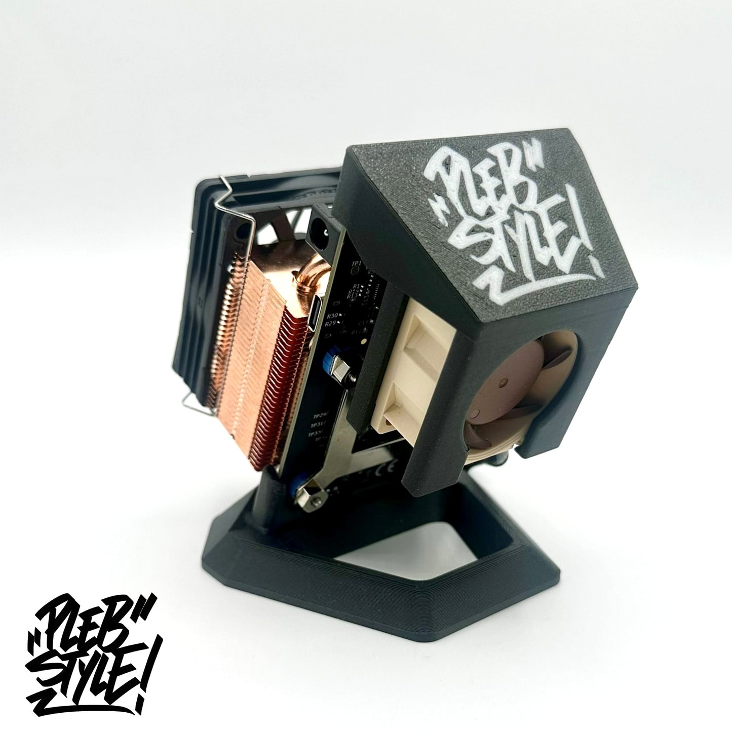 Bitaxe VRM Extra Fan Mount (Plebstyle Edition)