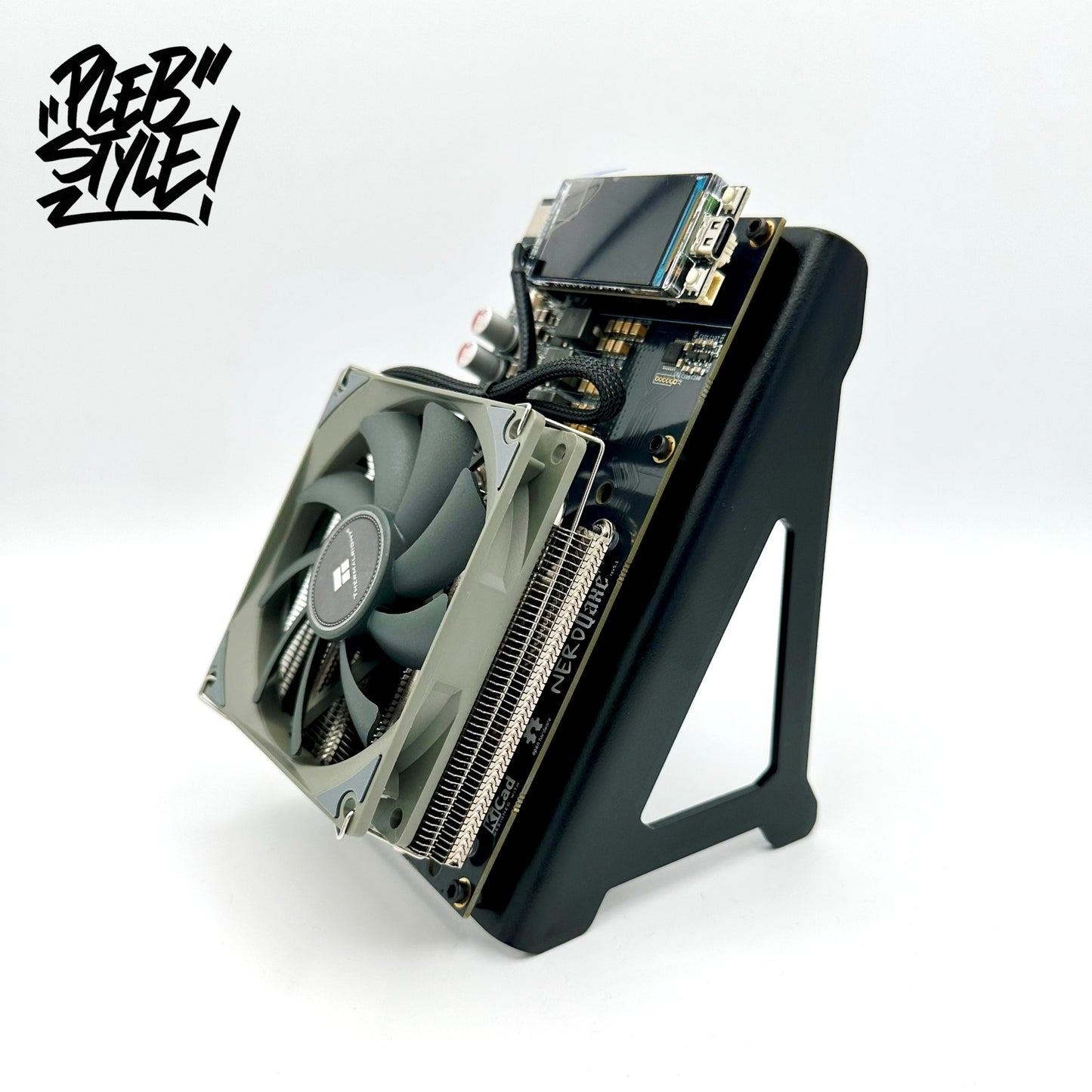 Support en aluminium pour le NerdQaxe++