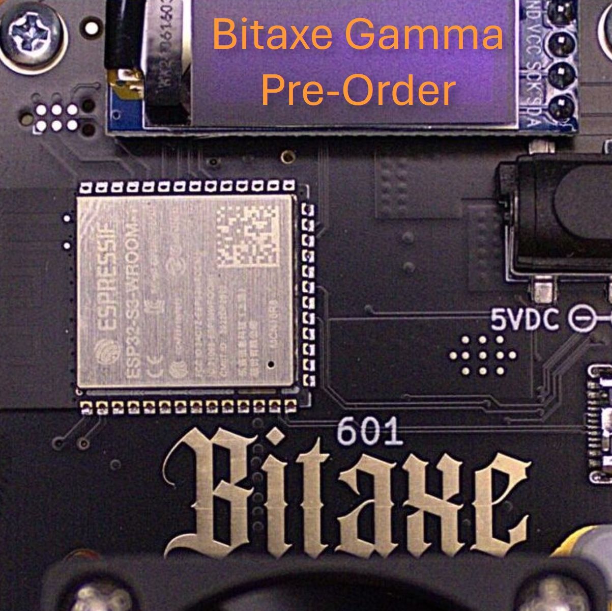 PRE-ORDER: Bitaxe GAMMA v601 (inkl. Netzteil & Ständer)