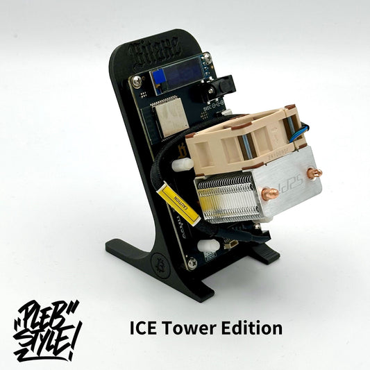 Bitaxe GAMMA v601 - ICE Tower Edition (incl. Power Supply & Stand)