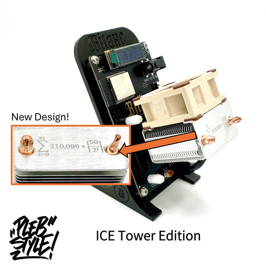 Bitaxe GAMMA v601 - ICE Tower Edition (incl. Power Supply & Stand)