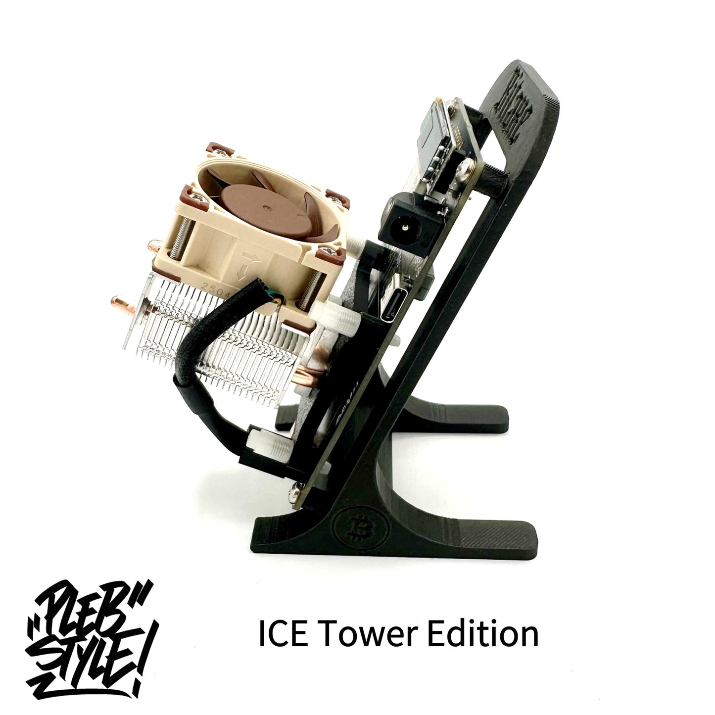 Bitaxe GAMMA v601 - ICE Tower Edition (incl. Power Supply & Stand)