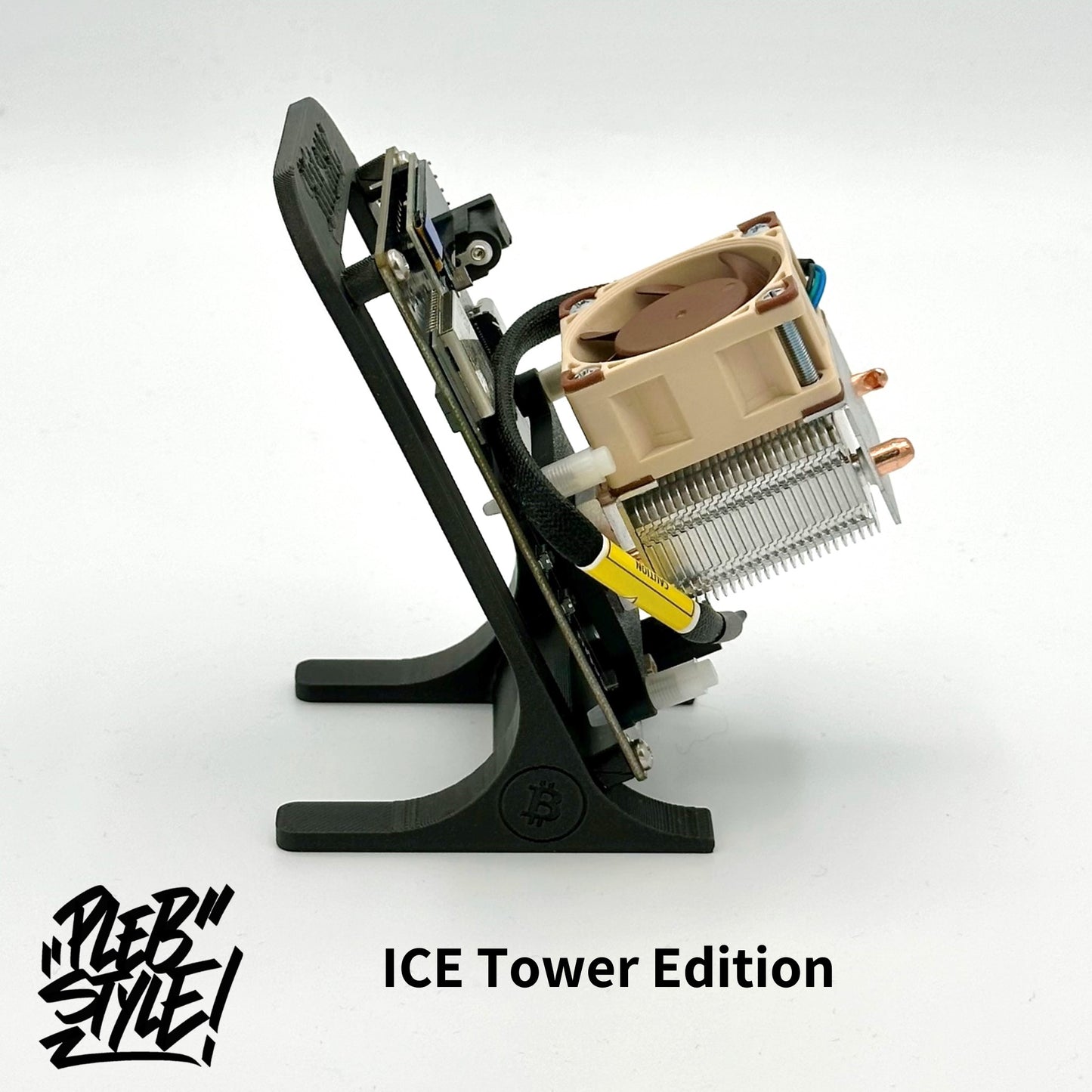 Bitaxe GAMMA v601 - ICE Tower Edition (incl. Power Supply & Stand)