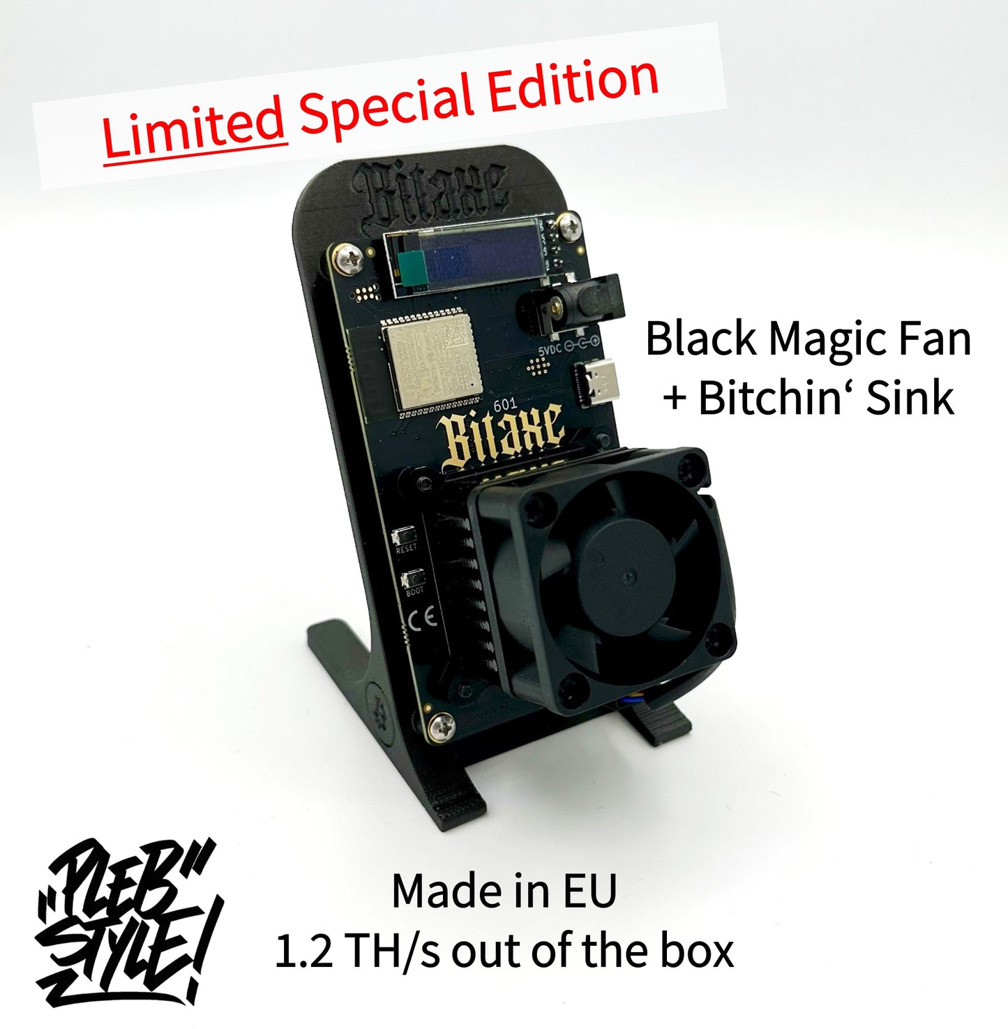 Bitaxe Gamma – Special Edition (1,2 TH/s, inkl. Netzteil & Ständer)