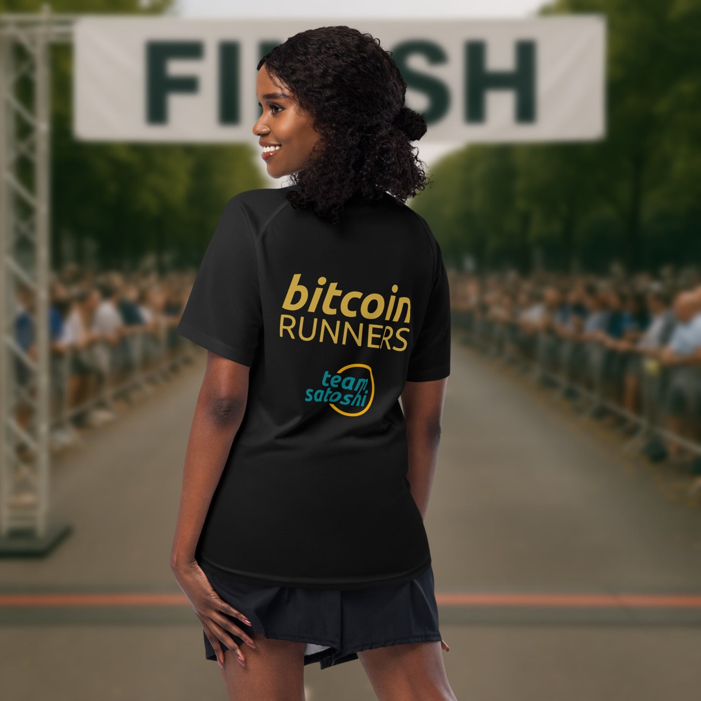 Bitcoin Runners - Maillot de sport unisexe