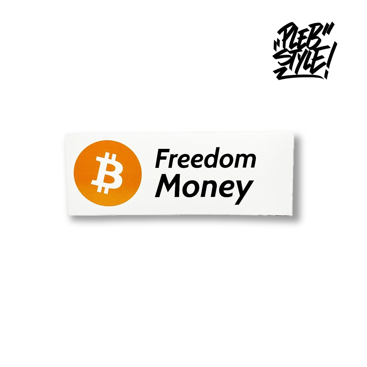 Sticker Bitcoin – Freedom Money