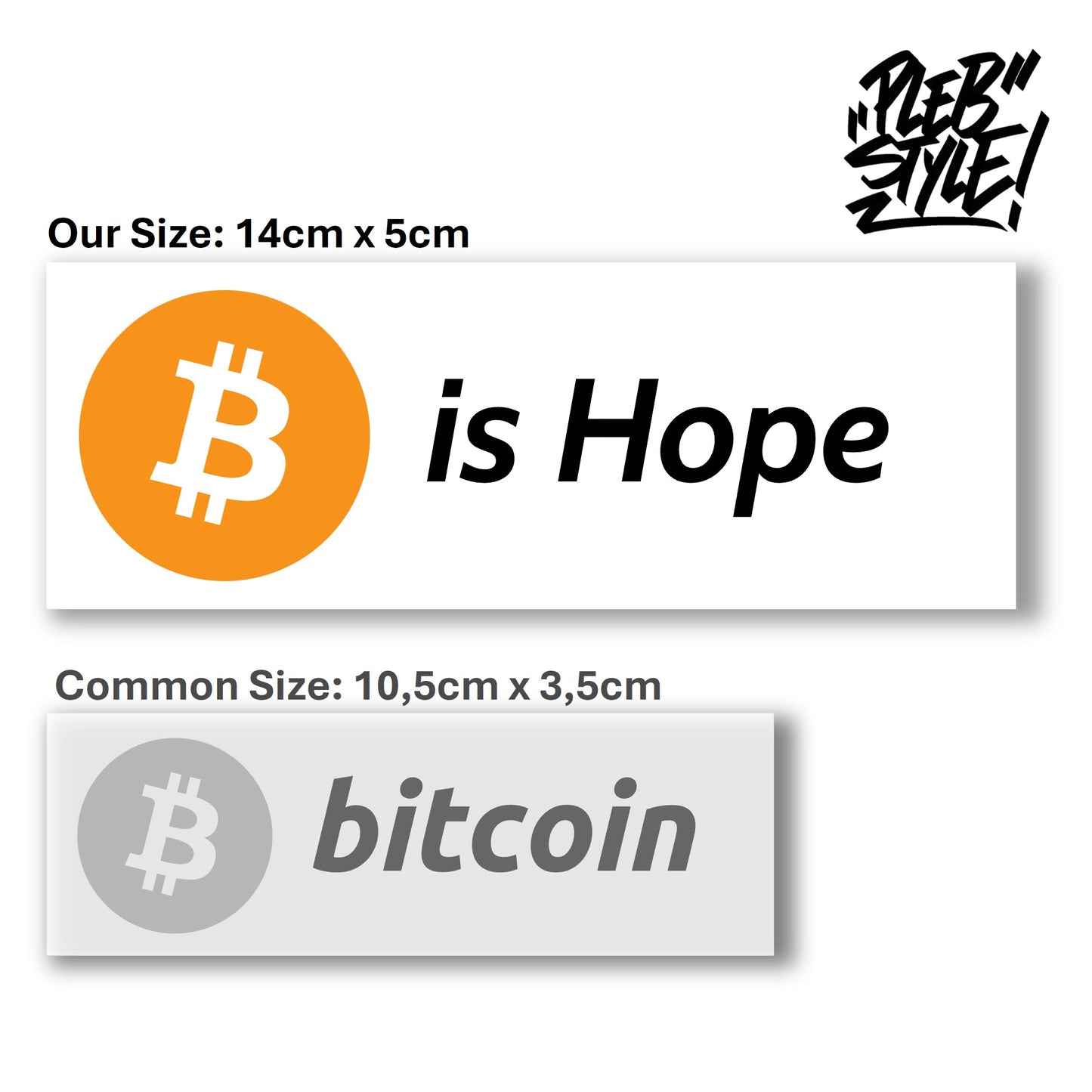 Sticker Bitcoin – Bitcoin is Hope