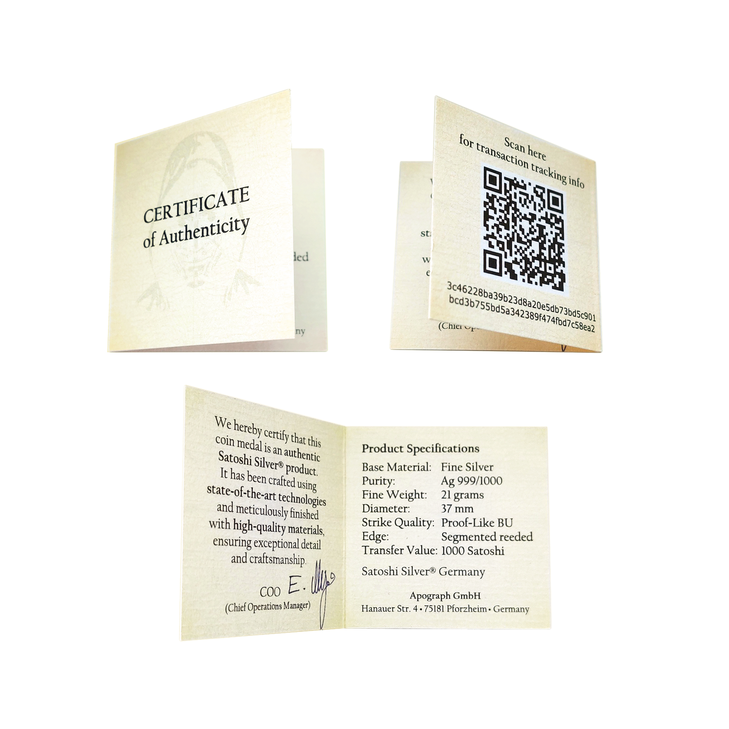 Pièce Bitcoin en Argent – X-MAS 2025 Unlimited – Gold + Color Effect (21g 999 Fine Silver)