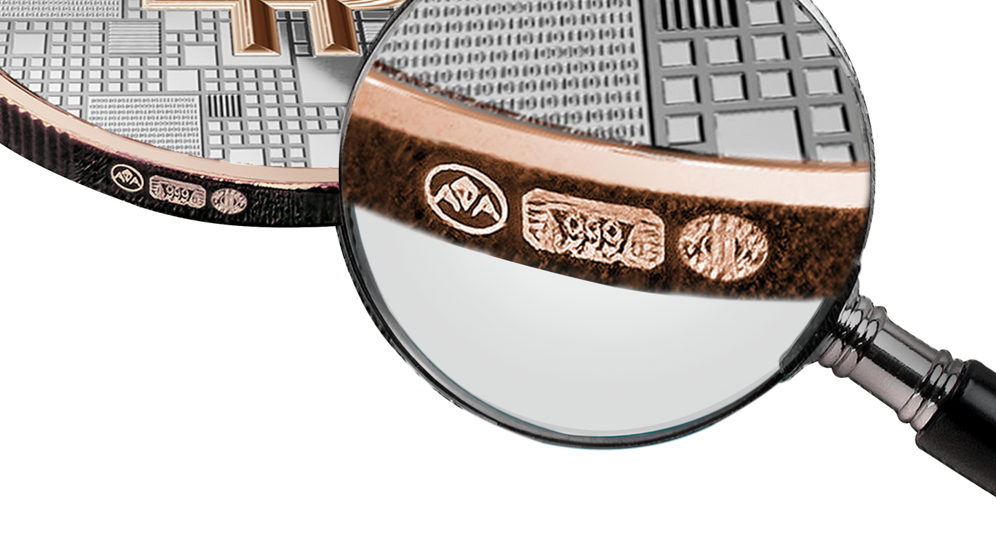 Bitcoin Silver Coin – Crab – Rose Gold – 2026 Edition (21g 999 Fine Silver)