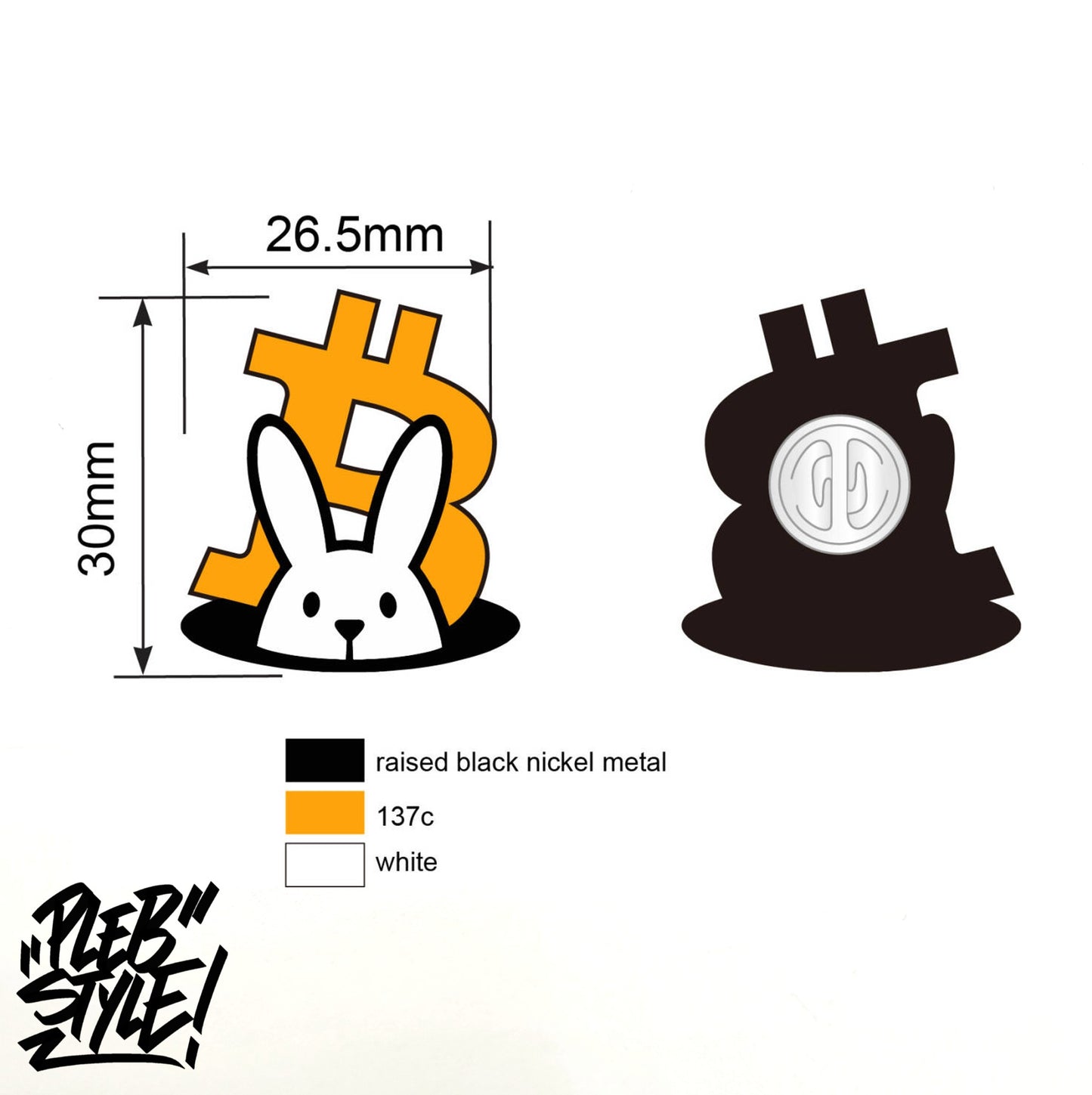 Bitcoin Rabbit Hole Pin