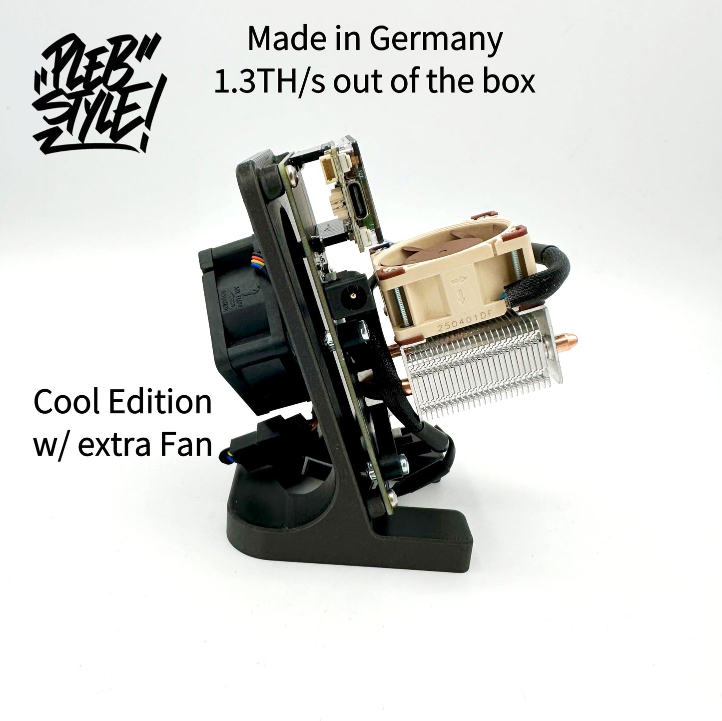 Nerdaxe Gamma Cool Edition - Made in Germany (incl. Power Supply & Stand)