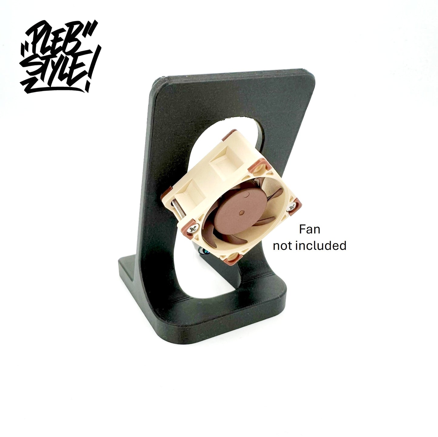 Nerdaxe Stand – 3D-printed (rear: additional fan mount)