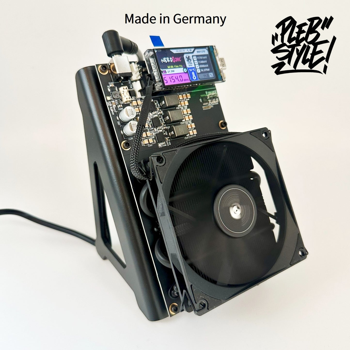 NerdQaxe++ – 4.9TH/s – avec alimentation 120W et support inclus