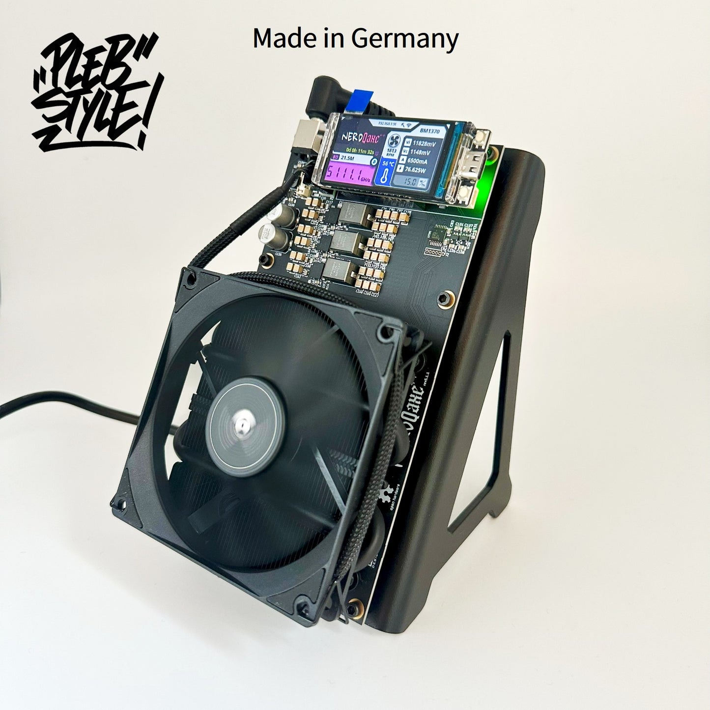 NerdQaxe++ – 4.9TH/s – avec alimentation 120W et support inclus