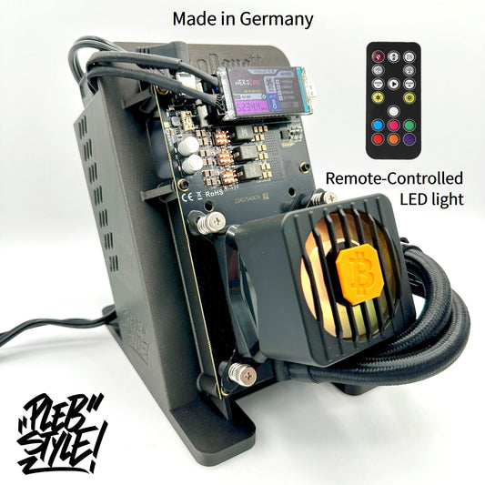 NerdQaxe++ Hydro – Plebstyle Edition – 4,9 TH/s – incl. alimentation & support