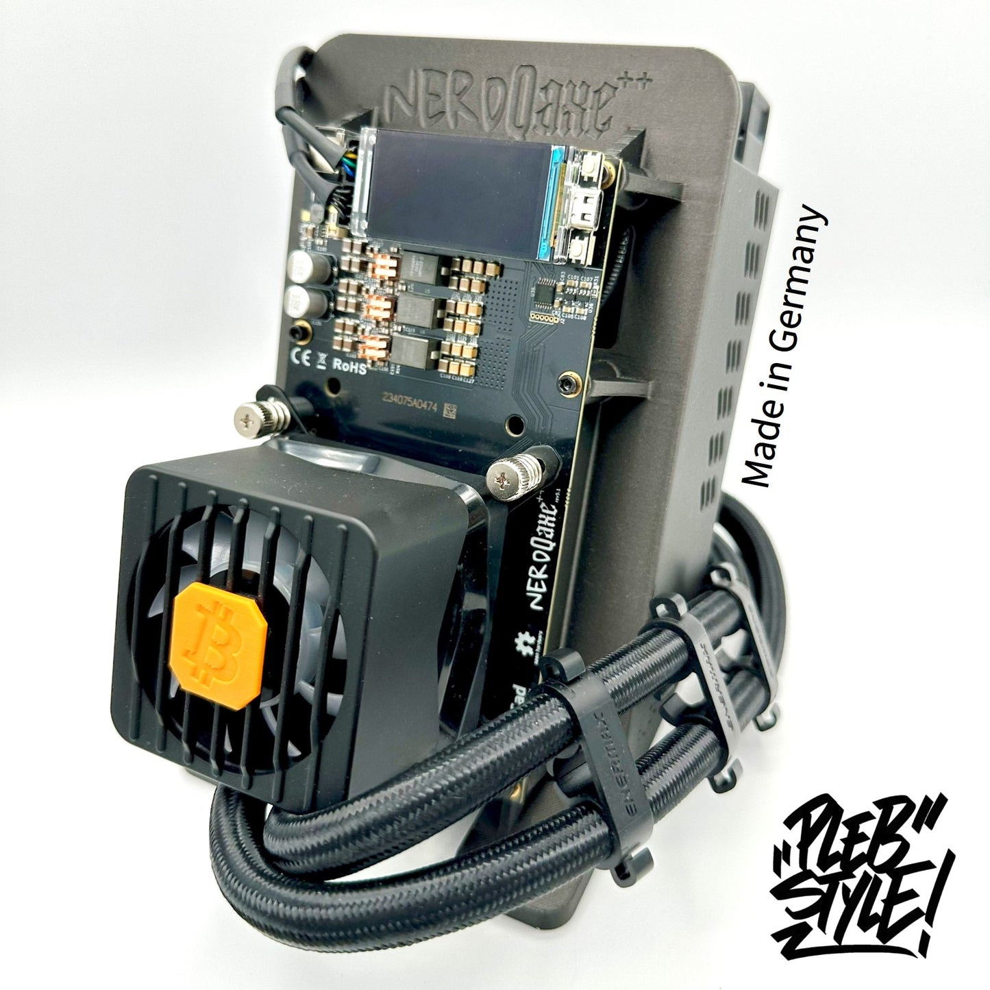 NerdQaxe++ Hydro – Plebstyle Edition – 4,9 TH/s – incl. alimentation & support