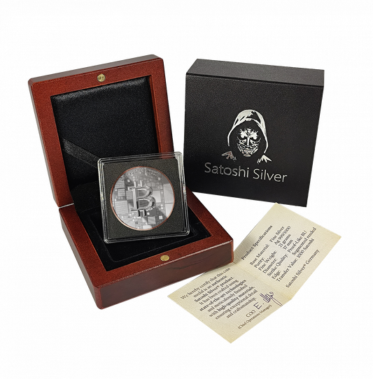 Bitcoin Silver Coin – Crab – Rose Gold – 2026 Edition (21g 999 Fine Silver)