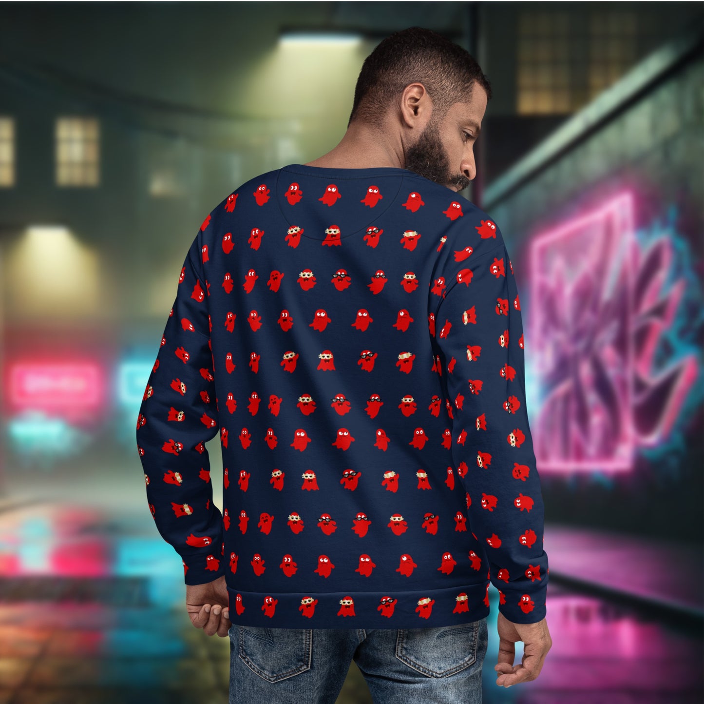 Sweat-shirt Specter – Des fantômes rouges partout