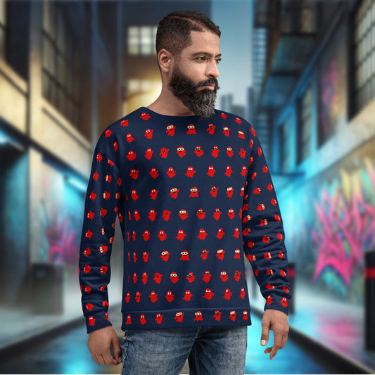 Sweat-shirt Specter – Des fantômes rouges partout