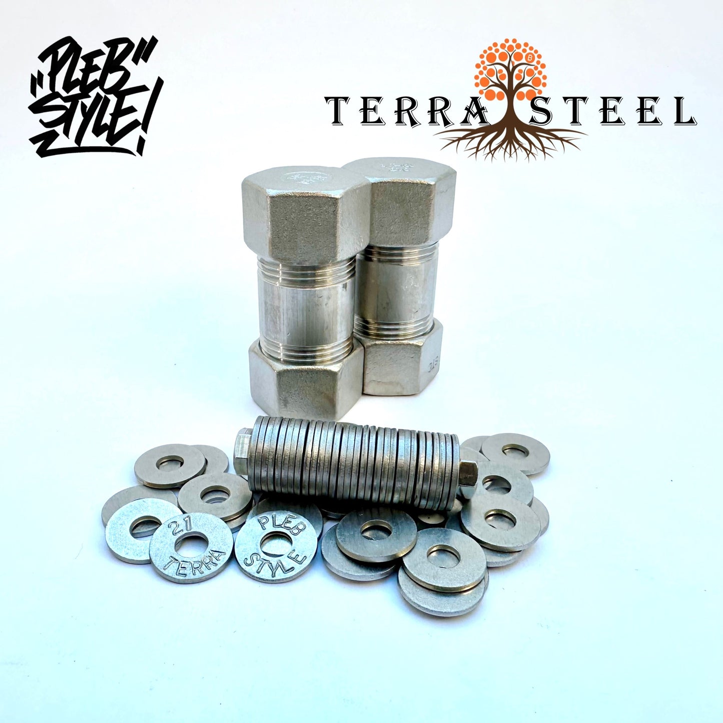 2x Terra Steel Wallet by Plebstyle