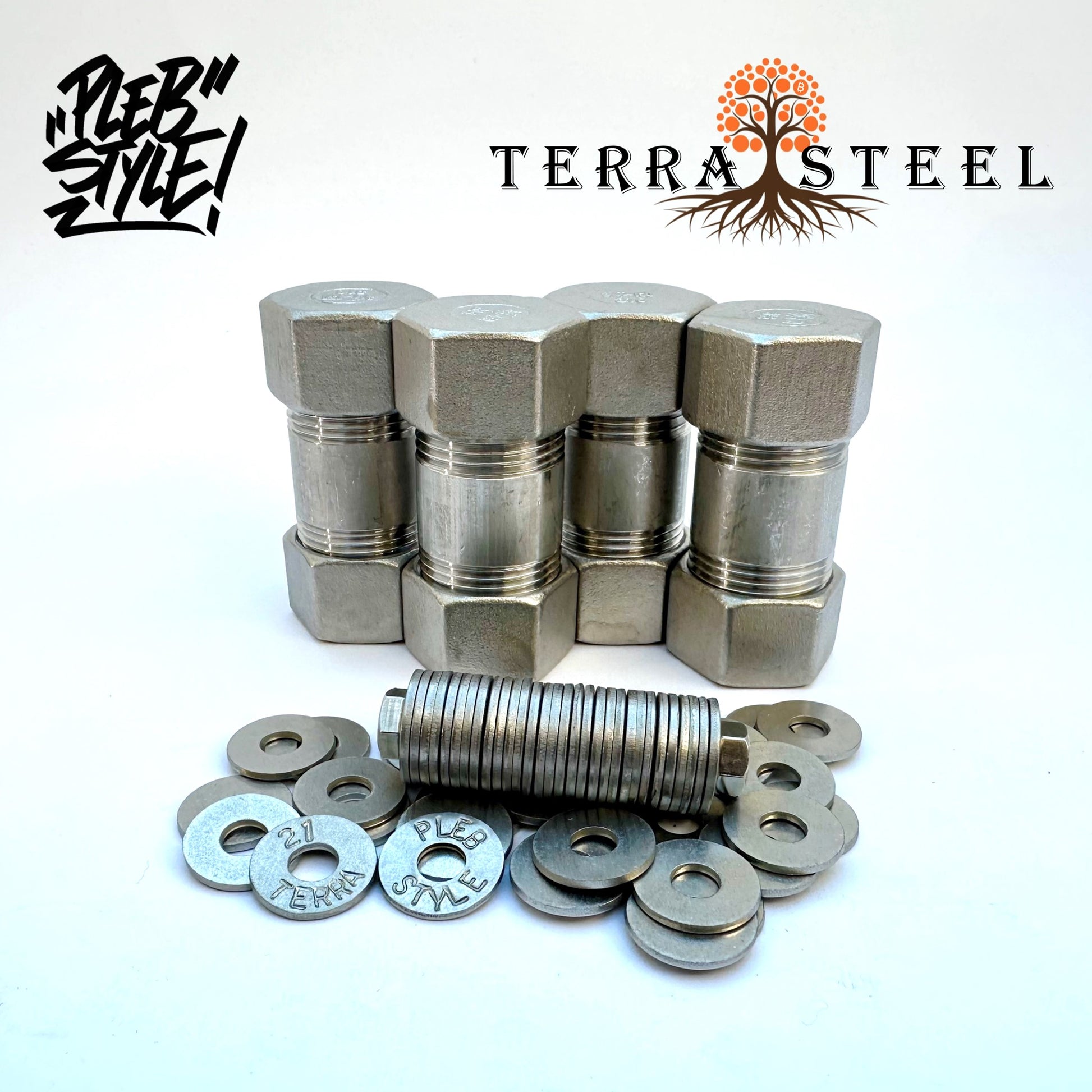 4x Terra Steel Wallet by Plebstyle
